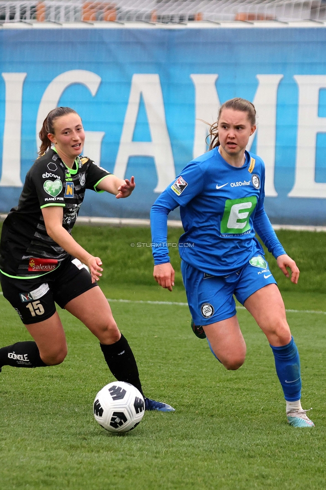 Sturm Damen - Neulengbach
OEFB Frauen Bundesliga, 12. Runde, SK Sturm Graz Damen - USV Neulengbach, Trainingszentrum Messendorf, 15.04.2023. 

Foto zeigt Lilli Purtscheller (Sturm Damen)
