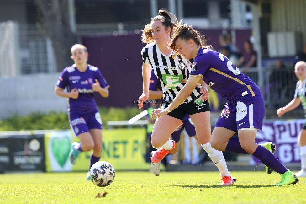 Austria Wien - Sturm
OEFB Frauen Bundesliga, 13. Runde, FK Austria Wien - SK Sturm Graz Damen, GENERALI-Arena Trainingsgelaende Wien, 15.04.2023. 

Foto zeigt Linda Mittermair (Sturm Damen)
