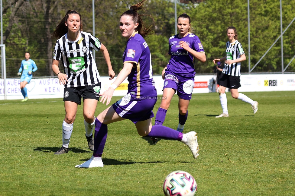 Austria Wien - Sturm
OEFB Frauen Bundesliga, 13. Runde, FK Austria Wien - SK Sturm Graz Damen, GENERALI-Arena Trainingsgelaende Wien, 15.04.2023. 

Foto zeigt Stefanie Grossgasteiger (Sturm Damen)
