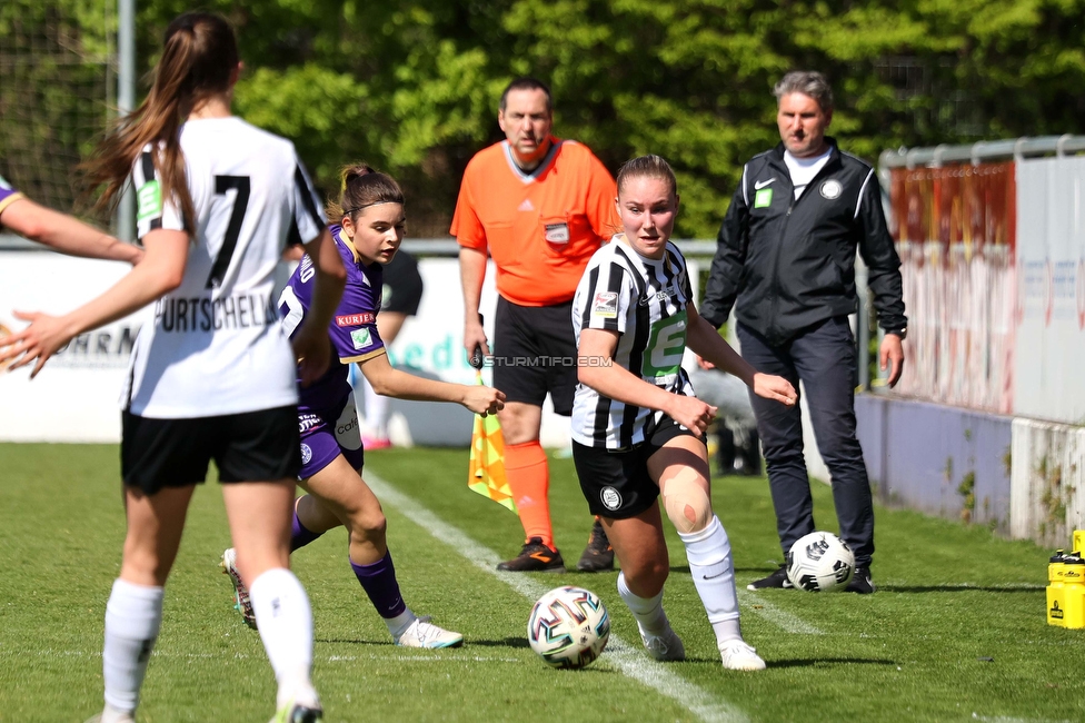 Austria Wien - Sturm
OEFB Frauen Bundesliga, 13. Runde, FK Austria Wien - SK Sturm Graz Damen, GENERALI-Arena Trainingsgelaende Wien, 15.04.2023. 

Foto zeigt Anna Maria Wirnsberger (Sturm Damen)
