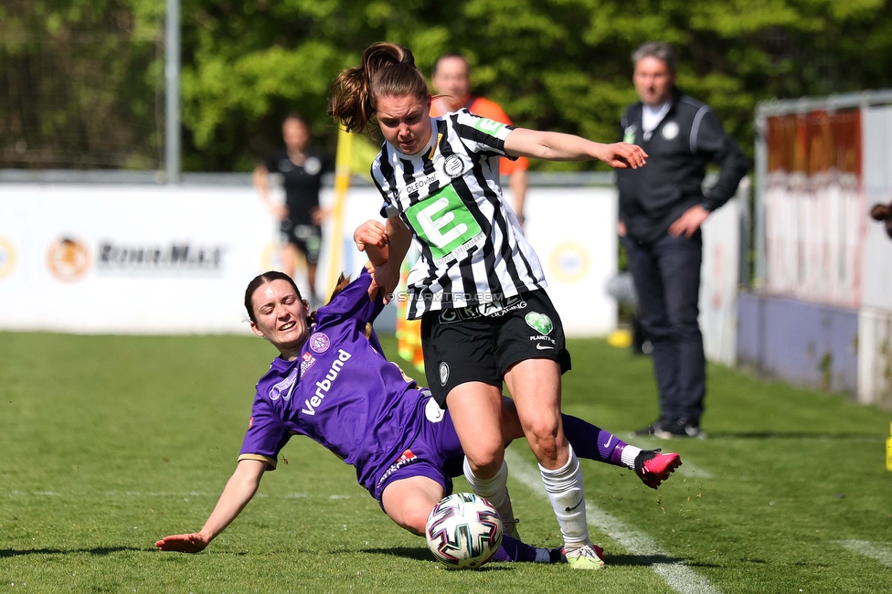 Austria Wien - Sturm
OEFB Frauen Bundesliga, 13. Runde, FK Austria Wien - SK Sturm Graz Damen, GENERALI-Arena Trainingsgelaende Wien, 15.04.2023. 

Foto zeigt Lilli Purtscheller (Sturm Damen)
