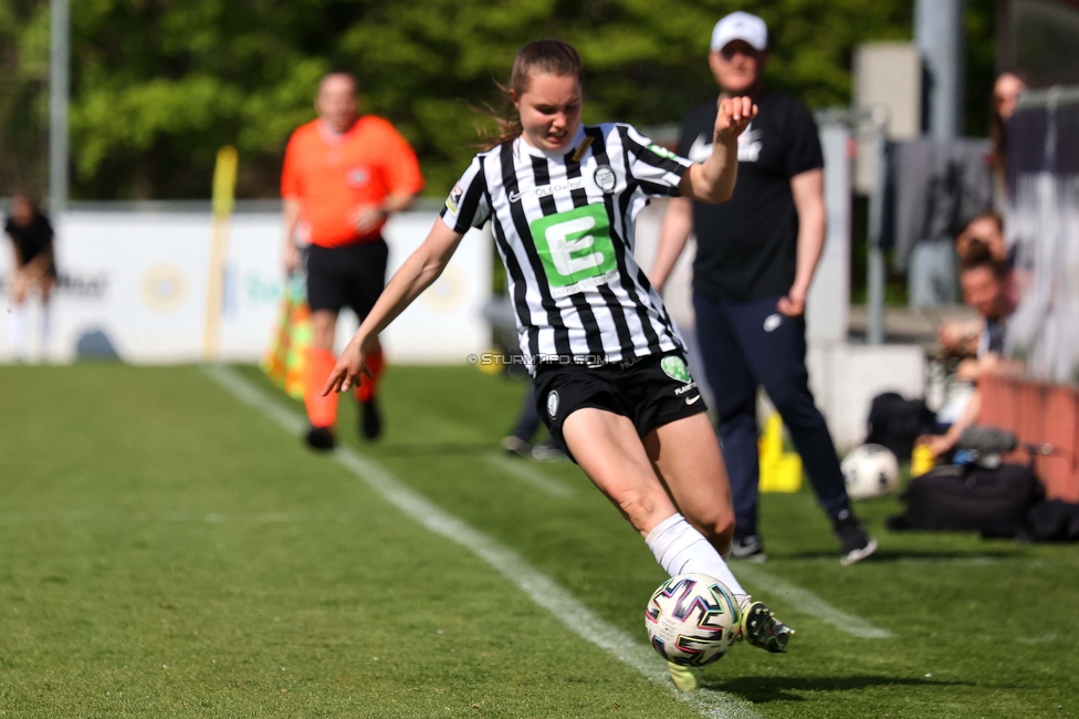 Austria Wien - Sturm
OEFB Frauen Bundesliga, 13. Runde, FK Austria Wien - SK Sturm Graz Damen, GENERALI-Arena Trainingsgelaende Wien, 15.04.2023. 

Foto zeigt Lilli Purtscheller (Sturm Damen)
