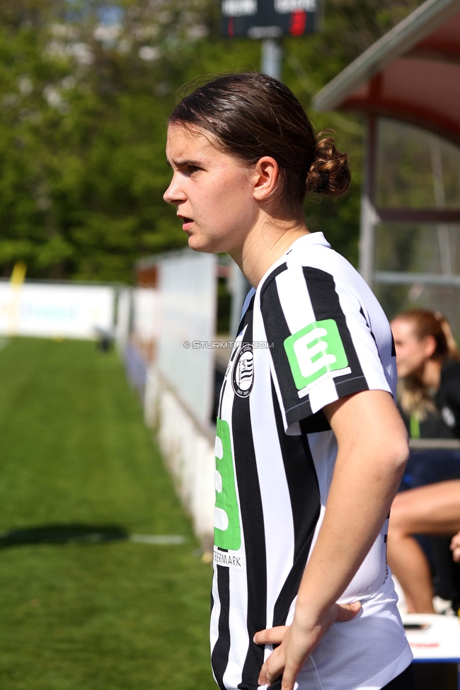 Austria Wien - Sturm
OEFB Frauen Bundesliga, 13. Runde, FK Austria Wien - SK Sturm Graz Damen, GENERALI-Arena Trainingsgelaende Wien, 15.04.2023. 

Foto zeigt Leonie Tragl (Sturm Damen)
