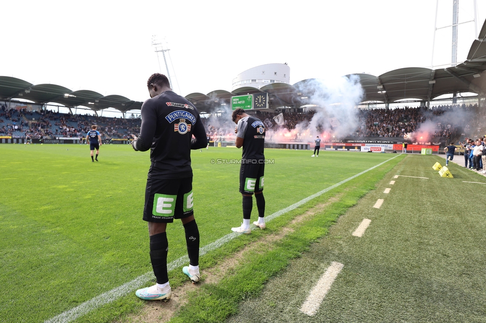 Sturm Graz - Salzburg
Oesterreichische Fussball Bundesliga, 26. Runde, SK Sturm Graz - FC RB Salzburg, Stadion Liebenau Graz, 23.04.2023. 

Foto zeigt Fans von Sturm
