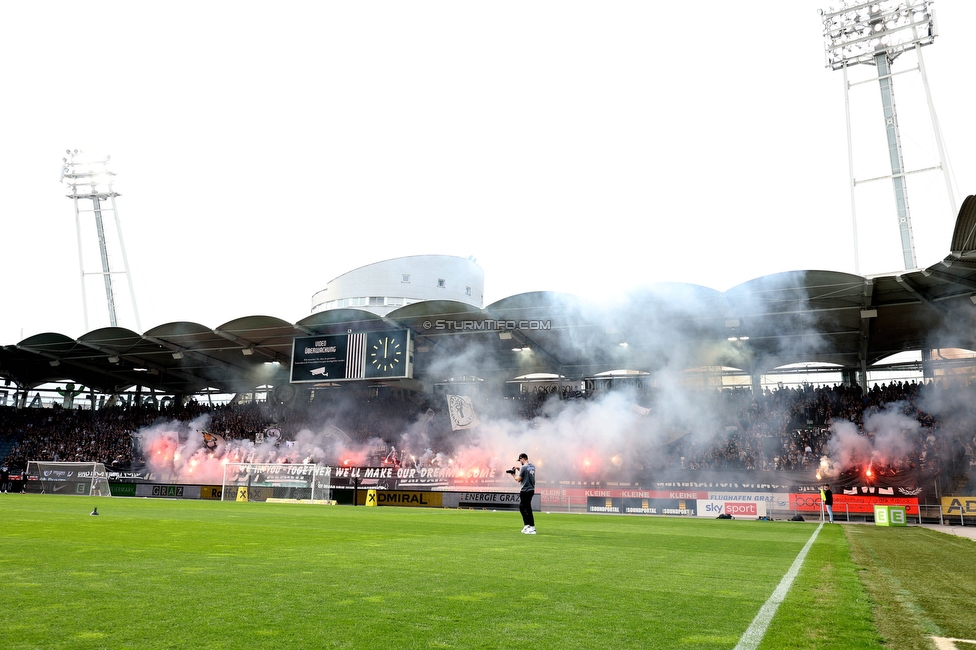 Sturm Graz - Salzburg
Oesterreichische Fussball Bundesliga, 26. Runde, SK Sturm Graz - FC RB Salzburg, Stadion Liebenau Graz, 23.04.2023. 

Foto zeigt Fans von Sturm
