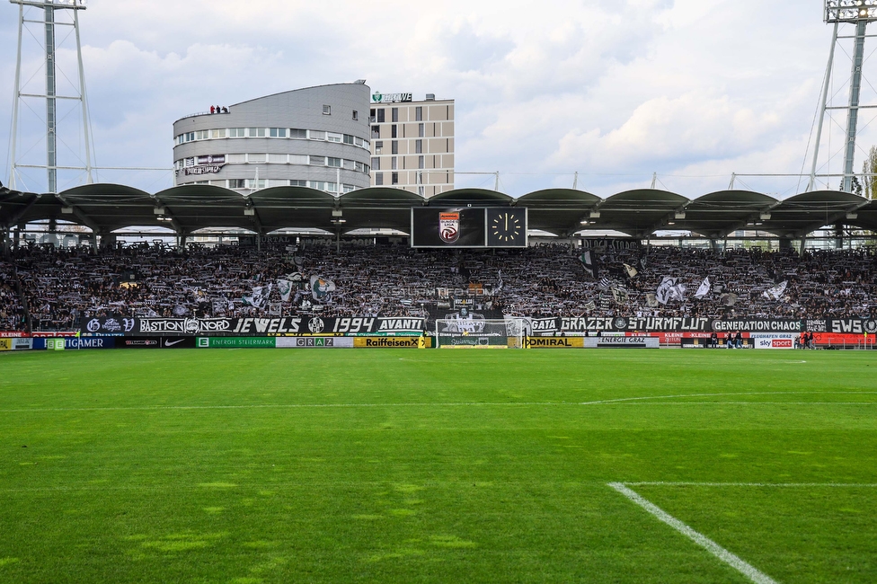 Sturm Graz - Salzburg
Oesterreichische Fussball Bundesliga, 26. Runde, SK Sturm Graz - FC RB Salzburg, Stadion Liebenau Graz, 23.04.2023. 

Foto zeigt Fans von Sturm
Schlüsselwörter: schals