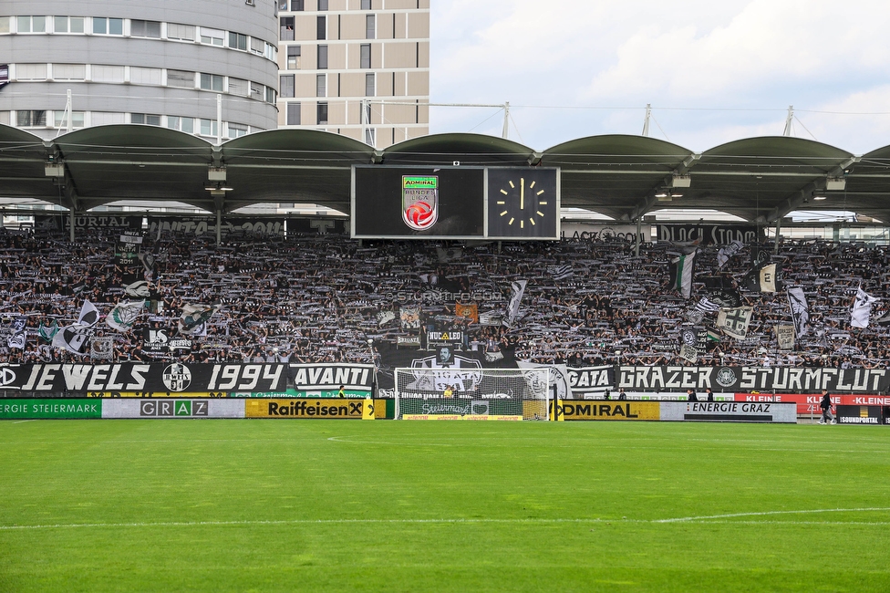 Sturm Graz - Salzburg
Oesterreichische Fussball Bundesliga, 26. Runde, SK Sturm Graz - FC RB Salzburg, Stadion Liebenau Graz, 23.04.2023. 

Foto zeigt Fans von Sturm
Schlüsselwörter: schals