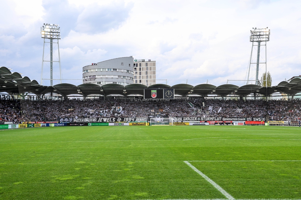 Sturm Graz - Salzburg
Oesterreichische Fussball Bundesliga, 26. Runde, SK Sturm Graz - FC RB Salzburg, Stadion Liebenau Graz, 23.04.2023. 

Foto zeigt Fans von Sturm
Schlüsselwörter: schals