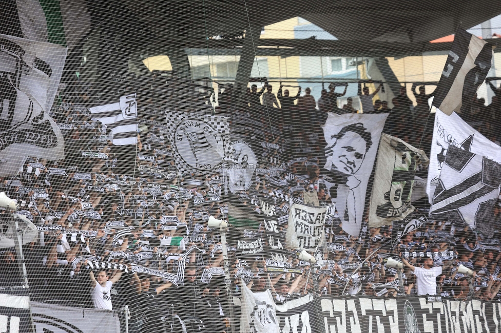 Sturm Graz - Salzburg
Oesterreichische Fussball Bundesliga, 26. Runde, SK Sturm Graz - FC RB Salzburg, Stadion Liebenau Graz, 23.04.2023. 

Foto zeigt Fans von Sturm
Schlüsselwörter: schals