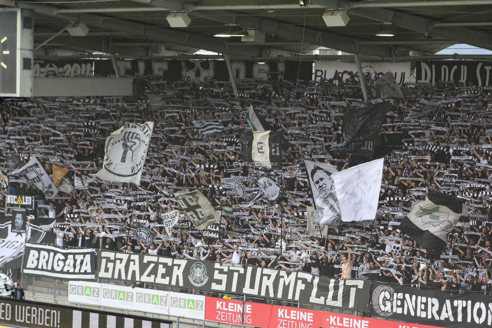 Sturm Graz - Salzburg
Oesterreichische Fussball Bundesliga, 26. Runde, SK Sturm Graz - FC RB Salzburg, Stadion Liebenau Graz, 23.04.2023. 

Foto zeigt Fans von Sturm
Schlüsselwörter: schals