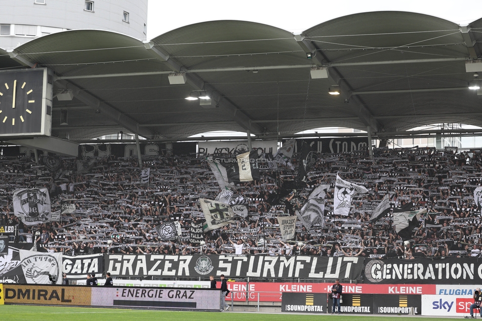 Sturm Graz - Salzburg
Oesterreichische Fussball Bundesliga, 26. Runde, SK Sturm Graz - FC RB Salzburg, Stadion Liebenau Graz, 23.04.2023. 

Foto zeigt Fans von Sturm
Schlüsselwörter: schals