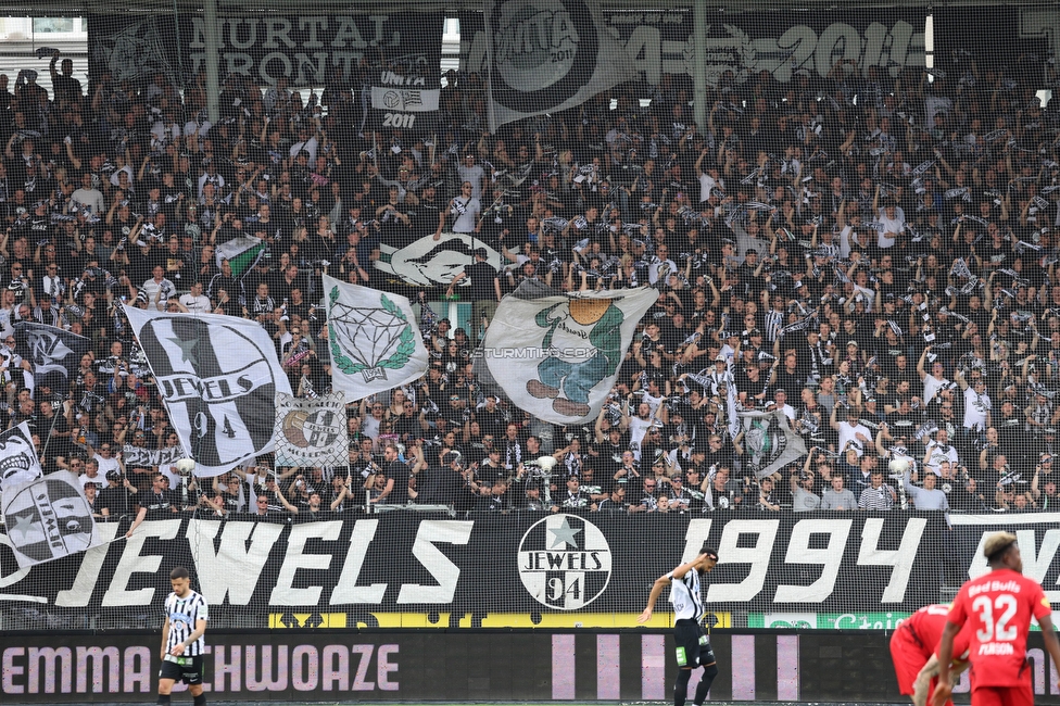 Sturm Graz - Salzburg
Oesterreichische Fussball Bundesliga, 26. Runde, SK Sturm Graz - FC RB Salzburg, Stadion Liebenau Graz, 23.04.2023. 

Foto zeigt Fans von Sturm
Schlüsselwörter: jewels