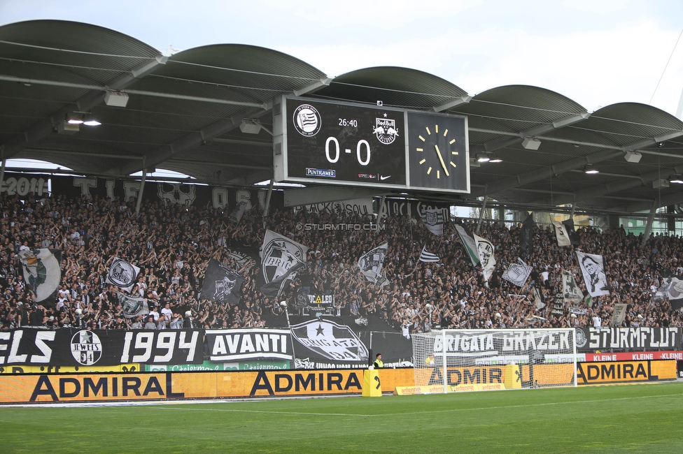 Sturm Graz - Salzburg
Oesterreichische Fussball Bundesliga, 26. Runde, SK Sturm Graz - FC RB Salzburg, Stadion Liebenau Graz, 23.04.2023. 

Foto zeigt Fans von Sturm
