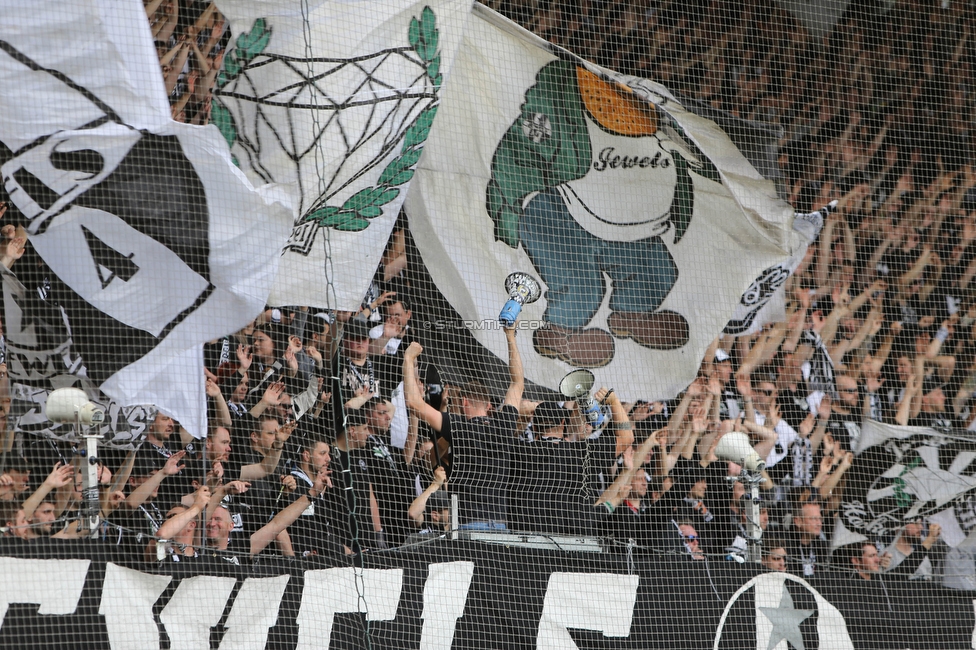 Sturm Graz - Salzburg
Oesterreichische Fussball Bundesliga, 26. Runde, SK Sturm Graz - FC RB Salzburg, Stadion Liebenau Graz, 23.04.2023. 

Foto zeigt Fans von Sturm
Schlüsselwörter: jewels