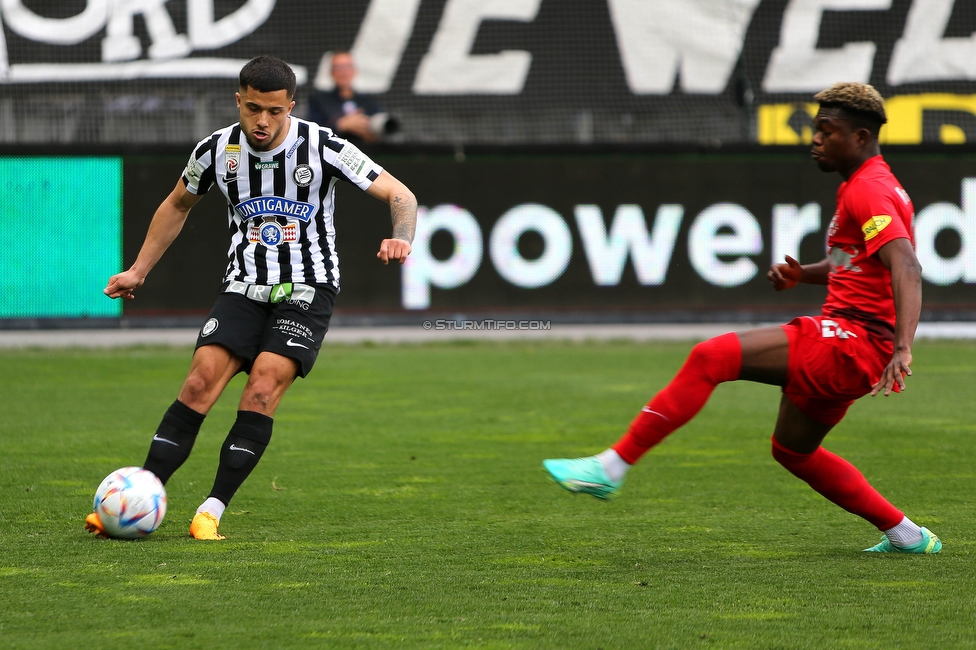 Sturm Graz - Salzburg
Oesterreichische Fussball Bundesliga, 26. Runde, SK Sturm Graz - FC RB Salzburg, Stadion Liebenau Graz, 23.04.2023. 

Foto zeigt Jusuf Gazibegovic (Sturm)
