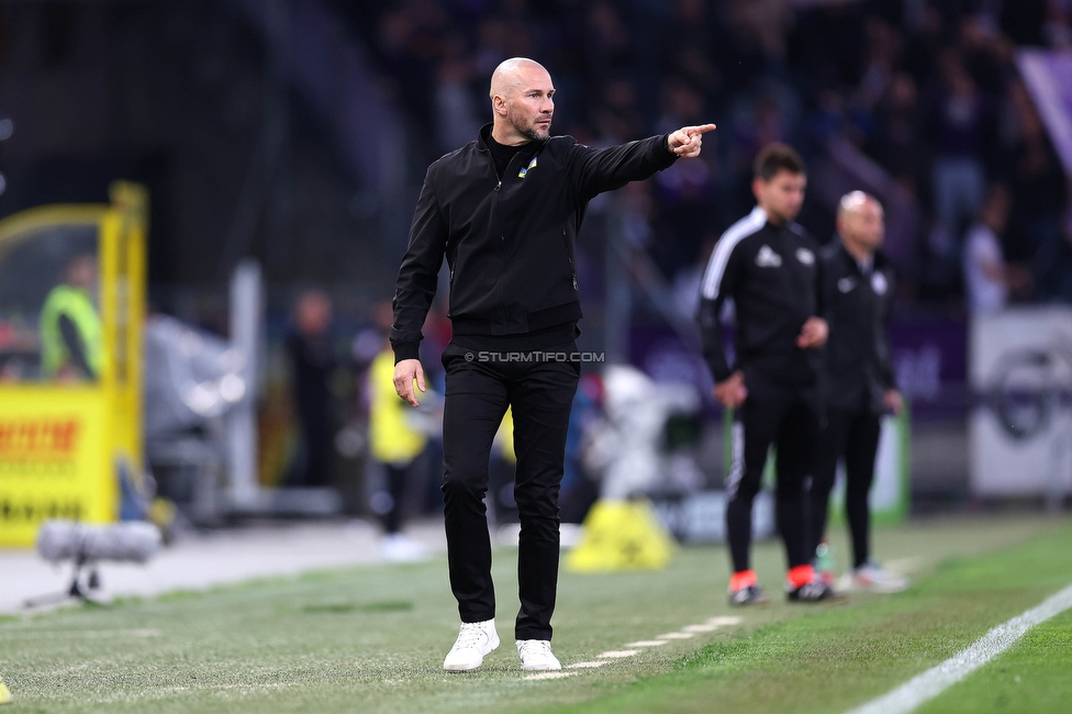 Sturm Graz - Austria Wien
Oesterreichische Fussball Bundesliga, 27. Runde, SK Sturm Graz - FK Austria Wien, Stadion Liebenau Graz, 26.04.2023. 

Foto zeigt Christian Ilzer (Cheftrainer Sturm)
