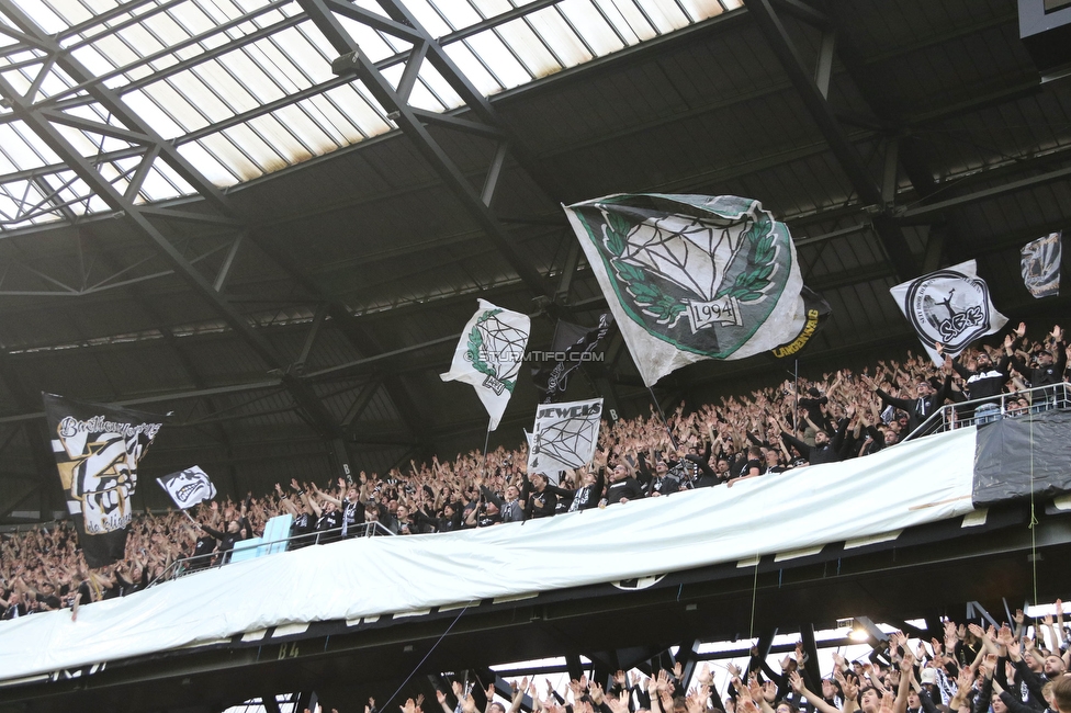 Rapid Wien - Sturm Graz
OEFB Cup, Finale, SK Rapid Wien - SK Sturm Graz, Woerthersee Stadion Klagenfurt, 30.04.2023. 

Foto zeigt Fans von Sturm
Schlüsselwörter: jewels