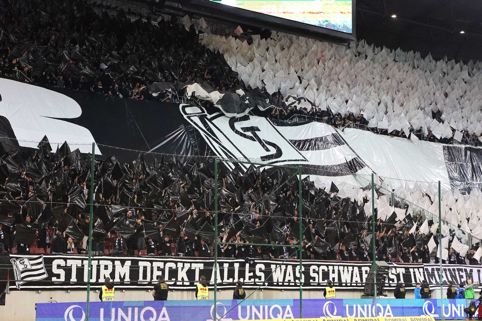 Rapid Wien - Sturm Graz
OEFB Cup, Finale, SK Rapid Wien - SK Sturm Graz, Woerthersee Stadion Klagenfurt, 30.04.2023. 

Foto zeigt Fans von Sturm
