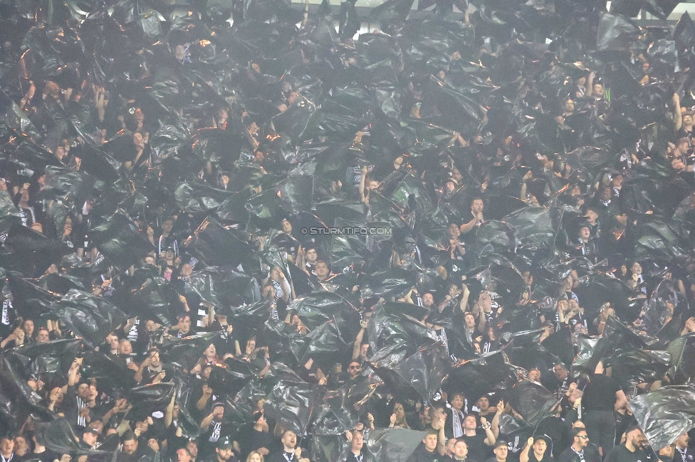 Rapid Wien - Sturm Graz
OEFB Cup, Finale, SK Rapid Wien - SK Sturm Graz, Woerthersee Stadion Klagenfurt, 30.04.2023. 

Foto zeigt Fans von Sturm
