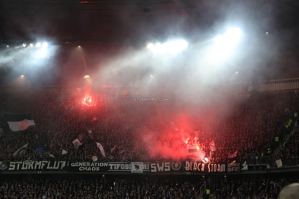 Rapid Wien - Sturm Graz
OEFB Cup, Finale, SK Rapid Wien - SK Sturm Graz, Woerthersee Stadion Klagenfurt, 30.04.2023. 

Foto zeigt Fans von Sturm
Schlüsselwörter: blackstorm