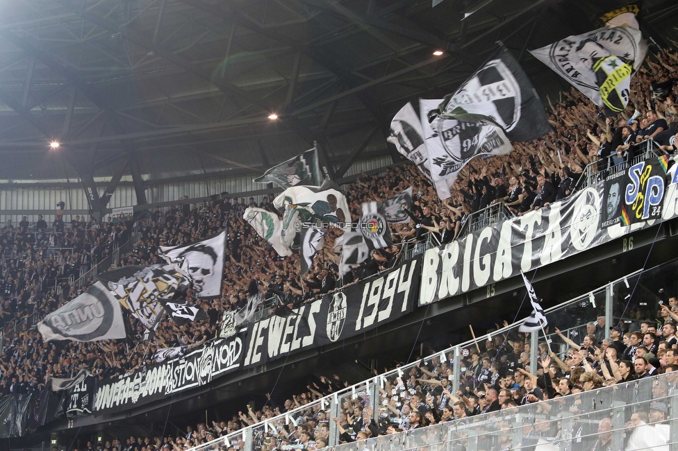 Rapid Wien - Sturm Graz
OEFB Cup, Finale, SK Rapid Wien - SK Sturm Graz, Woerthersee Stadion Klagenfurt, 30.04.2023. 

Foto zeigt Fans von Sturm
