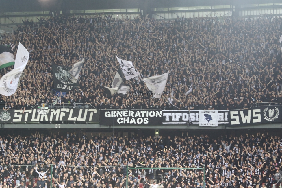 Rapid Wien - Sturm Graz
OEFB Cup, Finale, SK Rapid Wien - SK Sturm Graz, Woerthersee Stadion Klagenfurt, 30.04.2023. 

Foto zeigt Fans von Sturm
