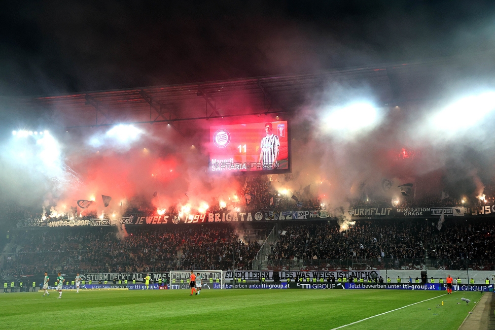 Rapid Wien - Sturm Graz
OEFB Cup, Finale, SK Rapid Wien - SK Sturm Graz, Woerthersee Stadion Klagenfurt, 30.04.2023. 

Foto zeigt Fans von Sturm
Schlüsselwörter: pyrotechnik