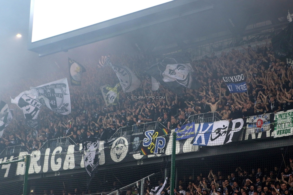 Rapid Wien - Sturm Graz
OEFB Cup, Finale, SK Rapid Wien - SK Sturm Graz, Woerthersee Stadion Klagenfurt, 30.04.2023. 

Foto zeigt Fans von Sturm
Schlüsselwörter: brigata