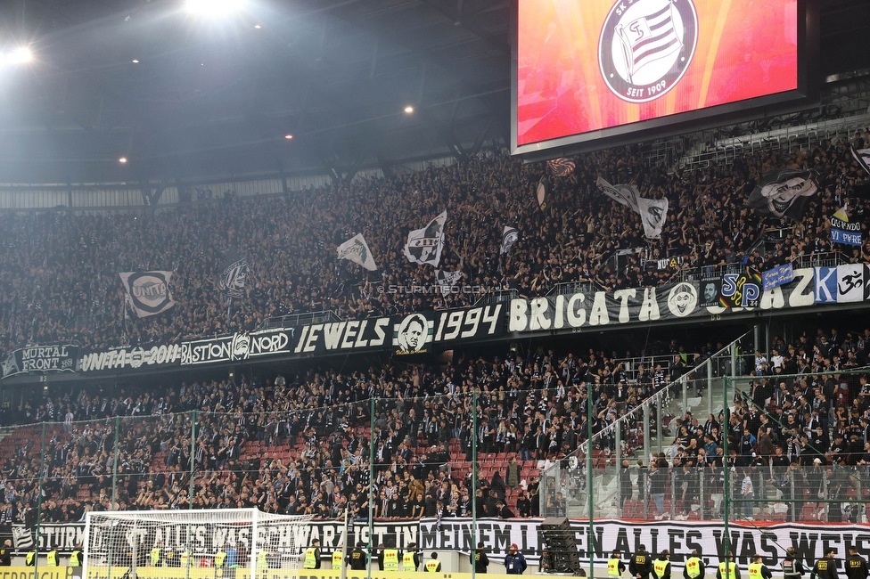 Rapid Wien - Sturm Graz
OEFB Cup, Finale, SK Rapid Wien - SK Sturm Graz, Woerthersee Stadion Klagenfurt, 30.04.2023. 

Foto zeigt Fans von Sturm
