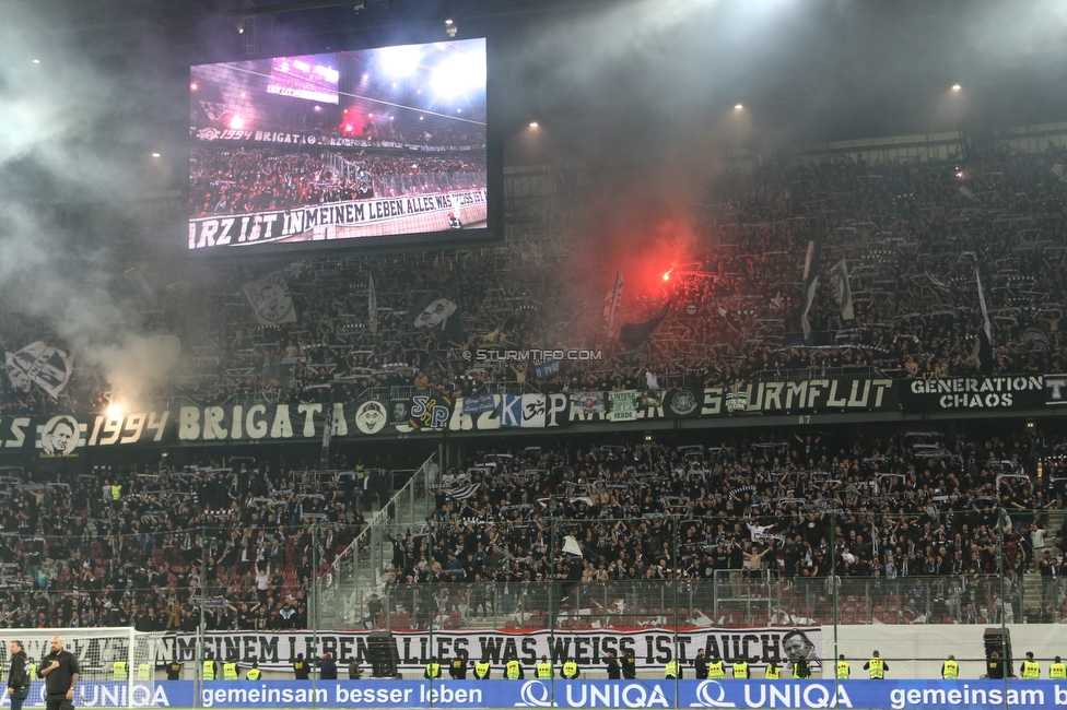 Rapid Wien - Sturm Graz
OEFB Cup, Finale, SK Rapid Wien - SK Sturm Graz, Woerthersee Stadion Klagenfurt, 30.04.2023. 

Foto zeigt Fans von Sturm
