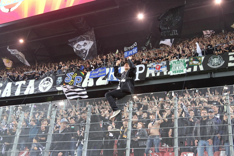 Rapid Wien - Sturm Graz
OEFB Cup, Finale, SK Rapid Wien - SK Sturm Graz, Woerthersee Stadion Klagenfurt, 30.04.2023. 

Foto zeigt Fans von Sturm
