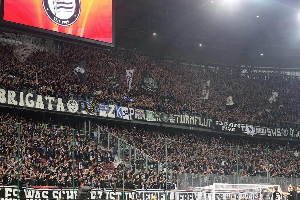 Rapid Wien - Sturm Graz
OEFB Cup, Finale, SK Rapid Wien - SK Sturm Graz, Woerthersee Stadion Klagenfurt, 30.04.2023. 

Foto zeigt Fans von Sturm
