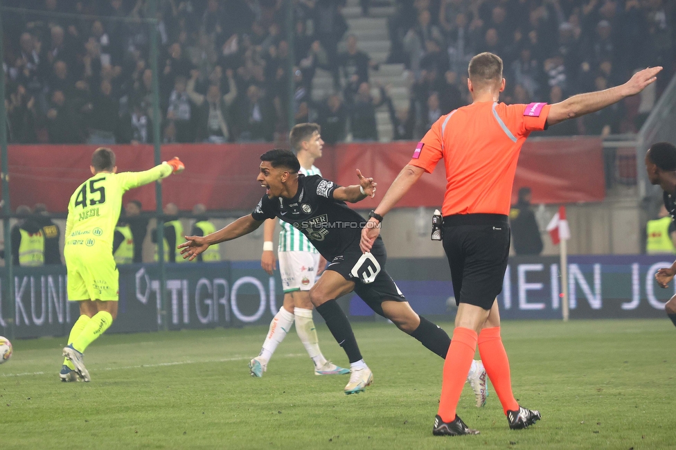 Rapid Wien - Sturm Graz
OEFB Cup, Finale, SK Rapid Wien - SK Sturm Graz, Woerthersee Stadion Klagenfurt, 30.04.2023. 

Foto zeigt Manprit Sarkaria (Sturm)
