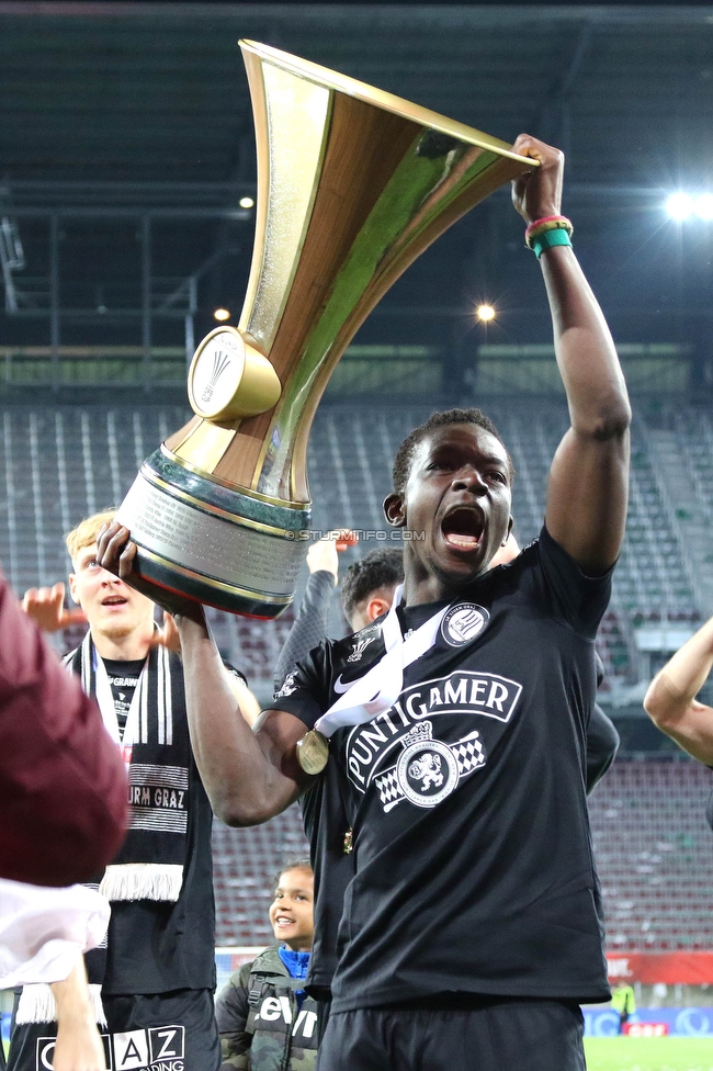 Rapid Wien - Sturm Graz
OEFB Cup, Finale, SK Rapid Wien - SK Sturm Graz, Woerthersee Stadion Klagenfurt, 30.04.2023. 

Foto zeigt Amadou Dante (Sturm)
