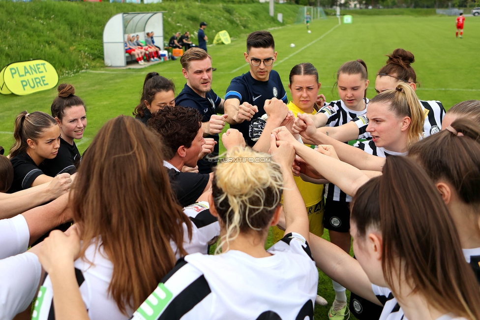 Sturm Damen - Bergheim
OEFB Frauen Bundesliga, 14. Runde, SK Sturm Graz Damen - FC Bergheim, MURAUER Bier Arena - StFV Graz, 06.05.2023. 

Foto zeigt
