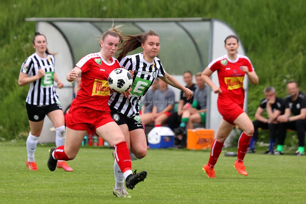 Sturm Damen - Bergheim
OEFB Frauen Bundesliga, 14. Runde, SK Sturm Graz Damen - FC Bergheim, MURAUER Bier Arena - StFV Graz, 06.05.2023. 

Foto zeigt Lilli Purtscheller (Sturm Damen)
