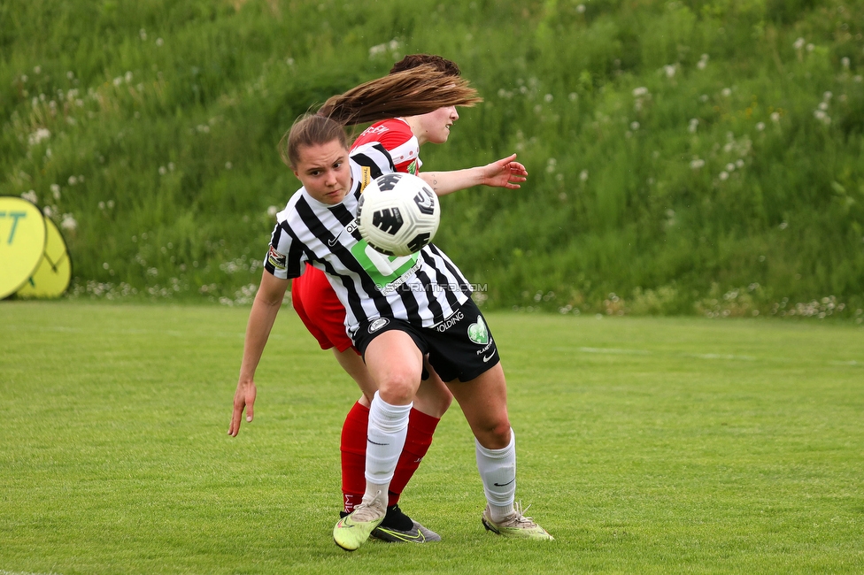 Sturm Damen - Bergheim
OEFB Frauen Bundesliga, 14. Runde, SK Sturm Graz Damen - FC Bergheim, MURAUER Bier Arena - StFV Graz, 06.05.2023. 

Foto zeigt Lilli Purtscheller (Sturm Damen)
