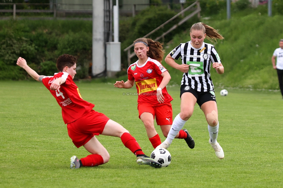 Sturm Damen - Bergheim
OEFB Frauen Bundesliga, 14. Runde, SK Sturm Graz Damen - FC Bergheim, MURAUER Bier Arena - StFV Graz, 06.05.2023. 

Foto zeigt Anna Maria Wirnsberger (Sturm Damen)
