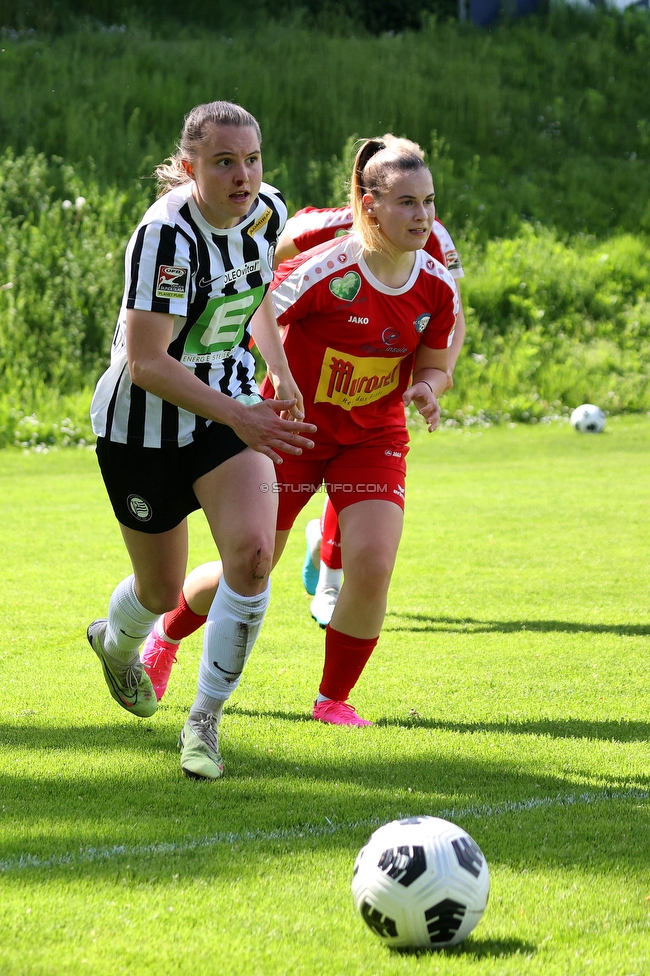 Sturm Damen - Bergheim
OEFB Frauen Bundesliga, 14. Runde, SK Sturm Graz Damen - FC Bergheim, MURAUER Bier Arena - StFV Graz, 06.05.2023. 

Foto zeigt Lilli Purtscheller (Sturm Damen)
