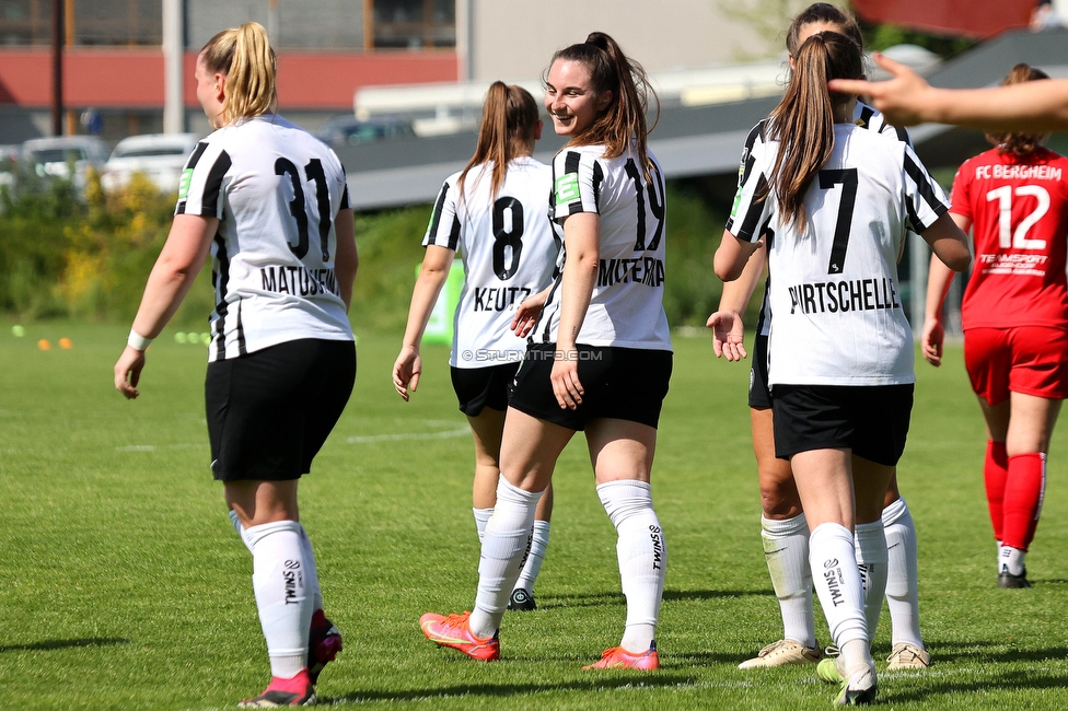 Sturm Damen - Bergheim
OEFB Frauen Bundesliga, 14. Runde, SK Sturm Graz Damen - FC Bergheim, MURAUER Bier Arena - StFV Graz, 06.05.2023. 

Foto zeigt Linda Mittermair (Sturm Damen)
