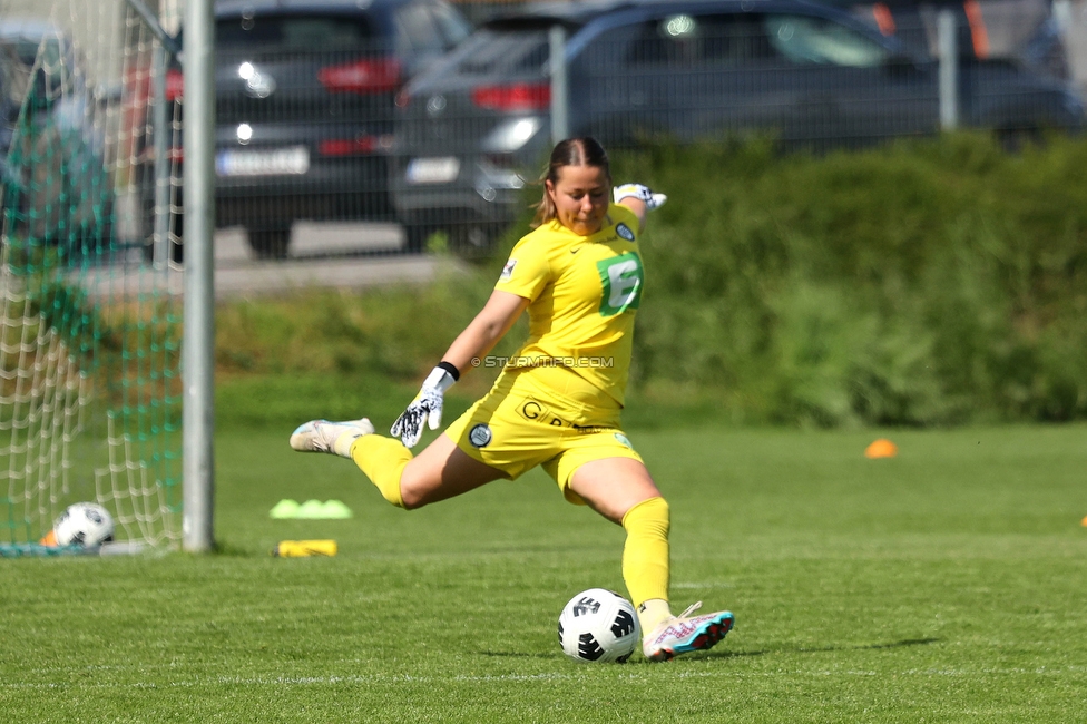 Sturm Damen - Bergheim
OEFB Frauen Bundesliga, 14. Runde, SK Sturm Graz Damen - FC Bergheim, MURAUER Bier Arena - StFV Graz, 06.05.2023. 

Foto zeigt Mariella El Sherif (Sturm Damen)
