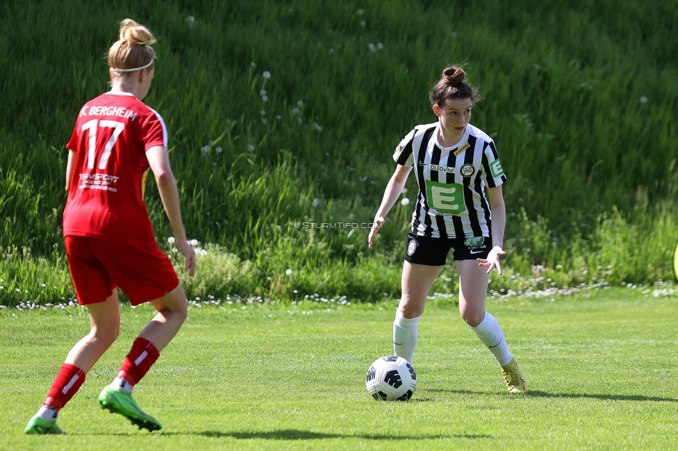 Sturm Damen - Bergheim
OEFB Frauen Bundesliga, 14. Runde, SK Sturm Graz Damen - FC Bergheim, MURAUER Bier Arena - StFV Graz, 06.05.2023. 

Foto zeigt Gina Steiner (Sturm Damen)
