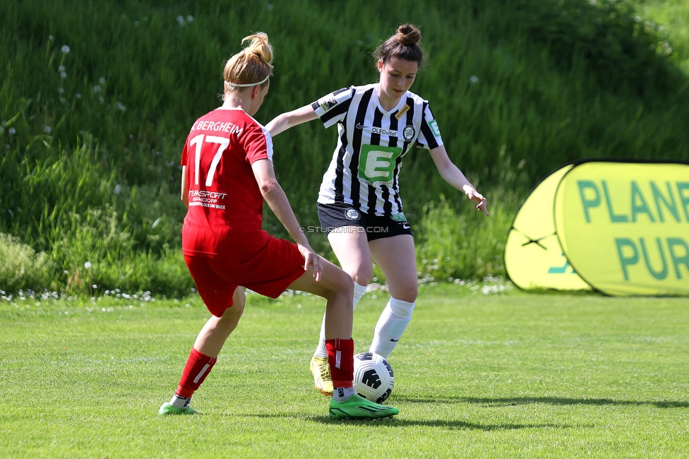 Sturm Damen - Bergheim
OEFB Frauen Bundesliga, 14. Runde, SK Sturm Graz Damen - FC Bergheim, MURAUER Bier Arena - StFV Graz, 06.05.2023. 

Foto zeigt Gina Steiner (Sturm Damen)
