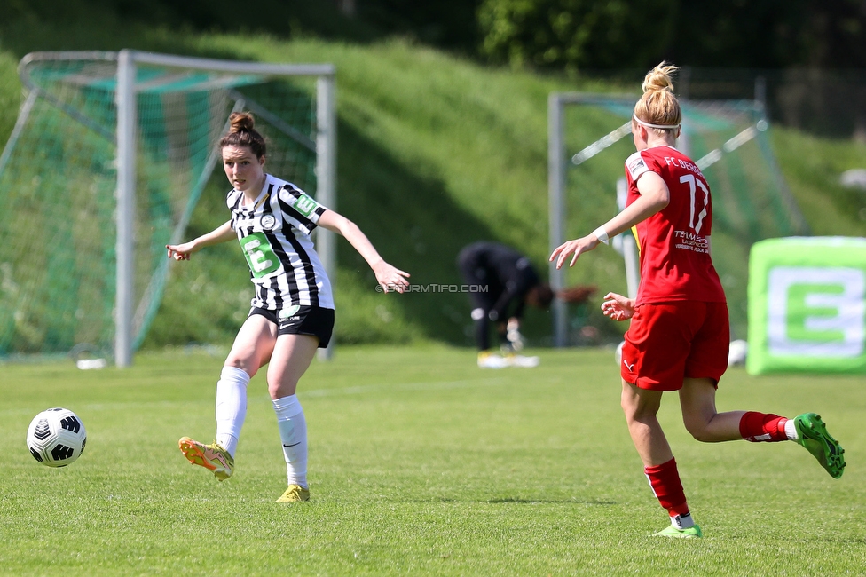 Sturm Damen - Bergheim
OEFB Frauen Bundesliga, 14. Runde, SK Sturm Graz Damen - FC Bergheim, MURAUER Bier Arena - StFV Graz, 06.05.2023. 

Foto zeigt Gina Steiner (Sturm Damen)
