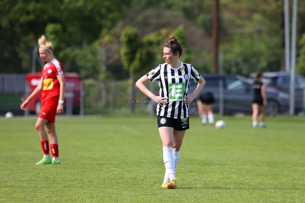 Sturm Damen - Bergheim
OEFB Frauen Bundesliga, 14. Runde, SK Sturm Graz Damen - FC Bergheim, MURAUER Bier Arena - StFV Graz, 06.05.2023. 

Foto zeigt Gina Steiner (Sturm Damen)
