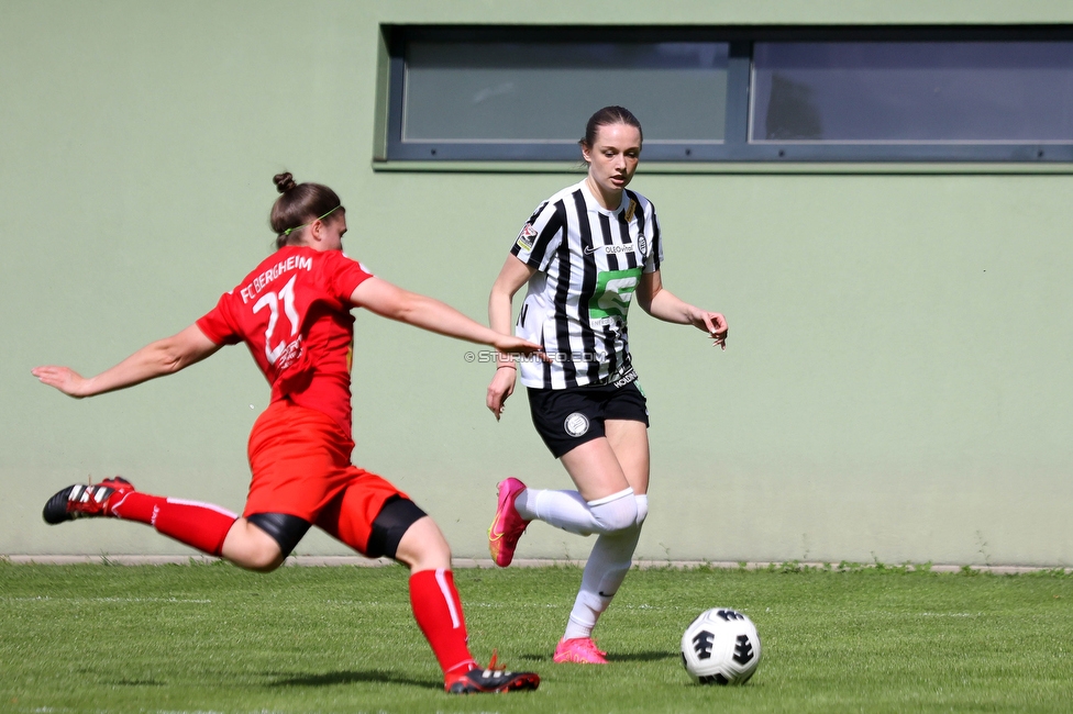 Sturm Damen - Bergheim
OEFB Frauen Bundesliga, 14. Runde, SK Sturm Graz Damen - FC Bergheim, MURAUER Bier Arena - StFV Graz, 06.05.2023. 

Foto zeigt Merle Kirschstein (Sturm Damen)
