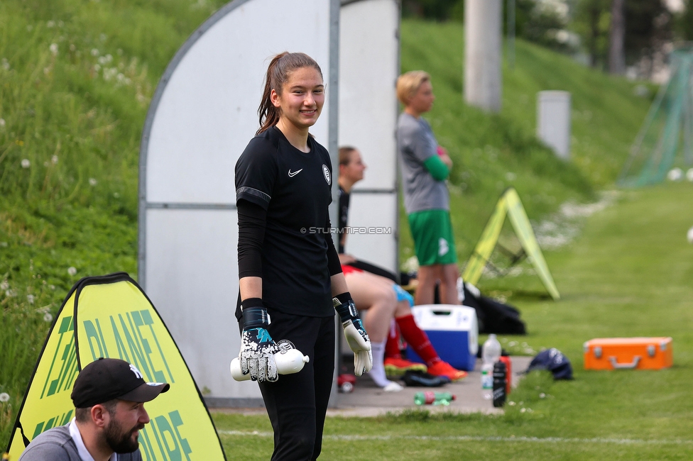 Sturm Damen - Bergheim
OEFB Frauen Bundesliga, 14. Runde, SK Sturm Graz Damen - FC Bergheim, MURAUER Bier Arena - StFV Graz, 06.05.2023. 

Foto zeigt Christina Schoenwetter (Sturm Damen)
