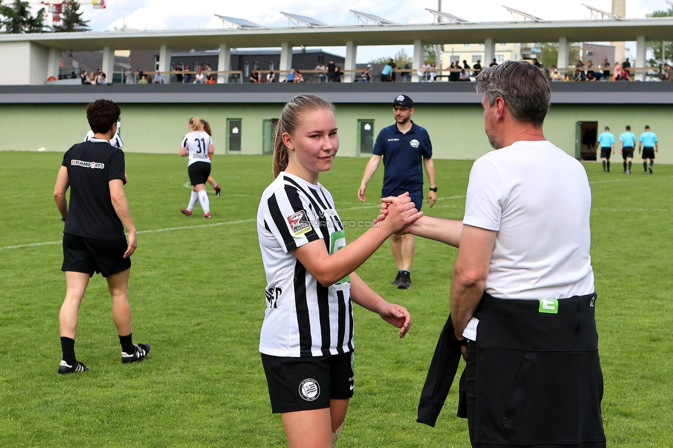 Sturm Damen - Bergheim
OEFB Frauen Bundesliga, 14. Runde, SK Sturm Graz Damen - FC Bergheim, MURAUER Bier Arena - StFV Graz, 06.05.2023. 

Foto zeigt Anna Maria Wirnsberger (Sturm Damen)
