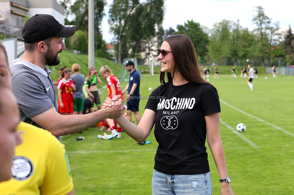 Sturm Damen - Bergheim
OEFB Frauen Bundesliga, 14. Runde, SK Sturm Graz Damen - FC Bergheim, MURAUER Bier Arena - StFV Graz, 06.05.2023. 

Foto zeigt Anna Malle (Sturm Damen)
