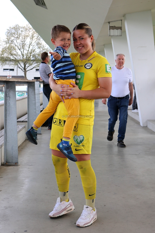 Sturm Damen - Bergheim
OEFB Frauen Bundesliga, 14. Runde, SK Sturm Graz Damen - FC Bergheim, MURAUER Bier Arena - StFV Graz, 06.05.2023. 

Foto zeigt Mariella El Sherif (Sturm Damen)
